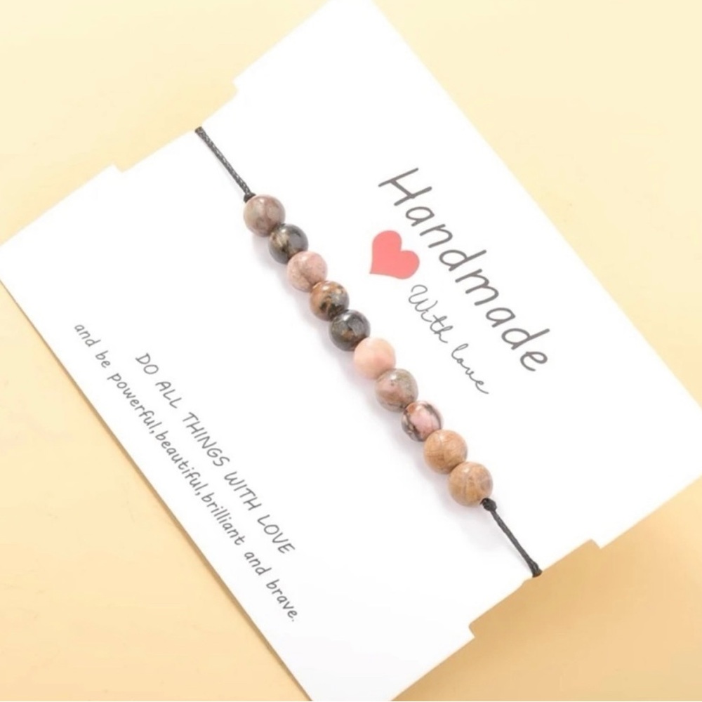 Beaded Stone Bracelet